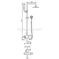 Jeu de mélangeur de salle de bain thermostatique